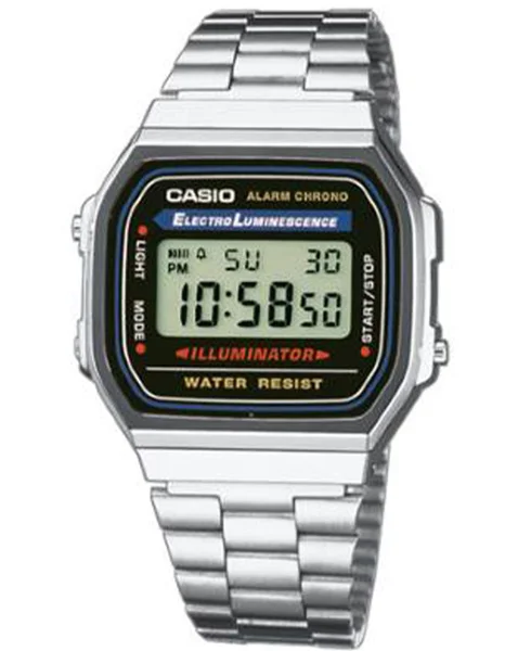 Casio Vintage A168WA-1YES Silver Populärt val