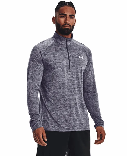Tech 2.0 1/2 Zip Tempered Steel / Mod Gray / White Säker betalning