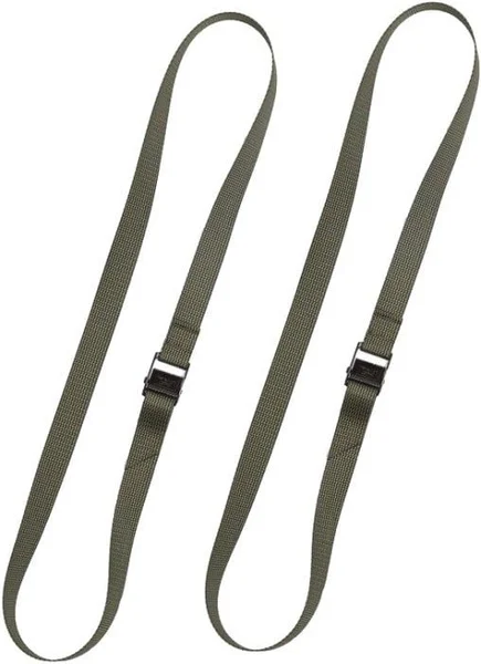 Endast idag Pack straps Cam buckle 120 cm 2-Pack Green