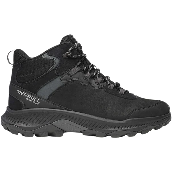 M's Speed Strike 2 Mid Leather Waterproof Black Snabb leverans