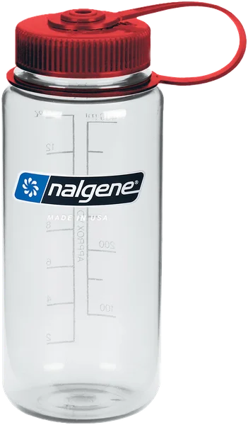Kampanjpris Bottle 0,5 l Wide Mouth Sustain Clear with Red Cap