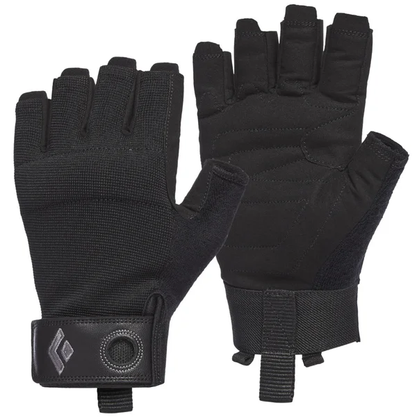 Crag Half-Finger Gloves Black Nedsatt pris
