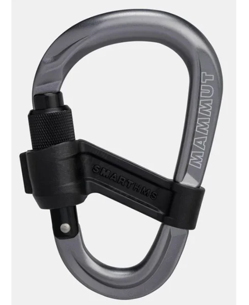 Beställ idag Smart HMS 2.0 Screwgate Carabiner Screw Gate Grey