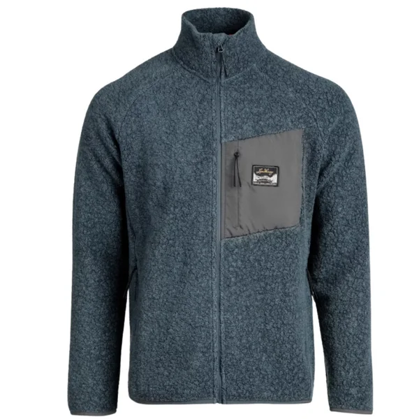 Populär M's Flok Wool Pile Dark Sky Blue