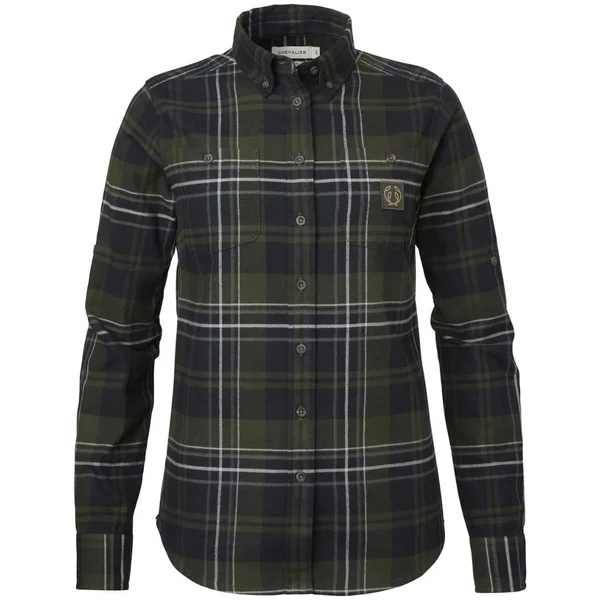 W's Heron Flannel Shirt October Green Checked risnedsättning