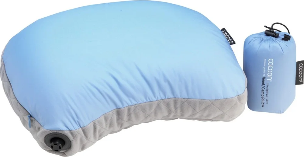 Air Core Pillow Hood/Camp UL Light Blue/Grey Endast idag