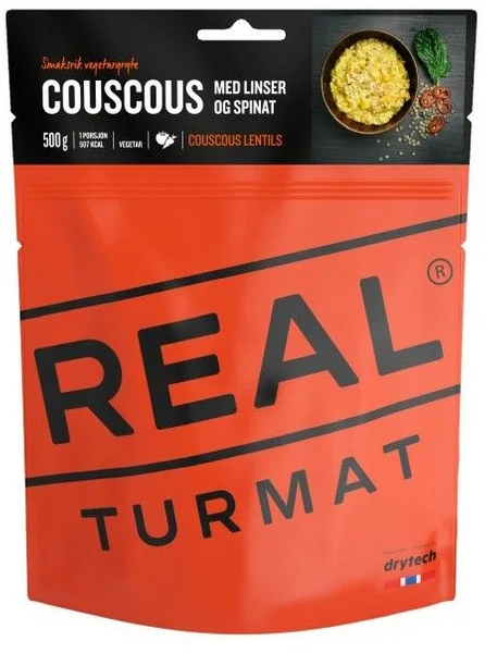 REAL Turmat Couscous med linser och spenat (Vegetarisk) 509 kcal Premium