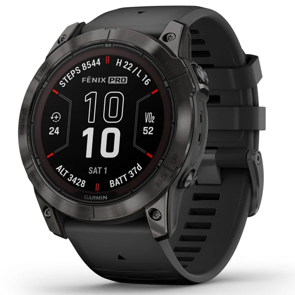 Snabb leverans fenix 7X Pro Sapphire Solar DLC Carbon Gray