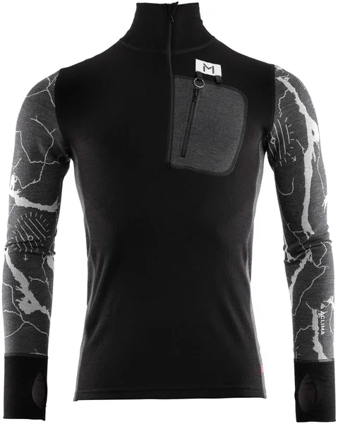 Begränsad tid Aclima M's Lars Monsen Polo Jet Black/Marengo/Femunden Dark