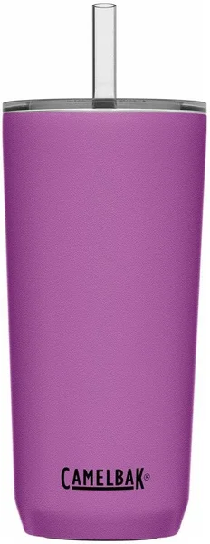 Straw Tumbler SST Vacuum Insluated 20 Magenta I lager