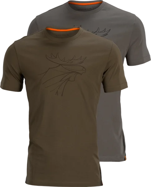 Begränsat antal Graphic T-shirt 2-pack Brown Granite/Phantom