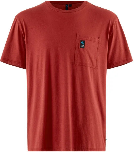 Rabatter Runa Pocket SS Tee M's Rose Red