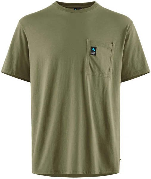 Runa Pocket SS Tee M's Dusty Green Premium