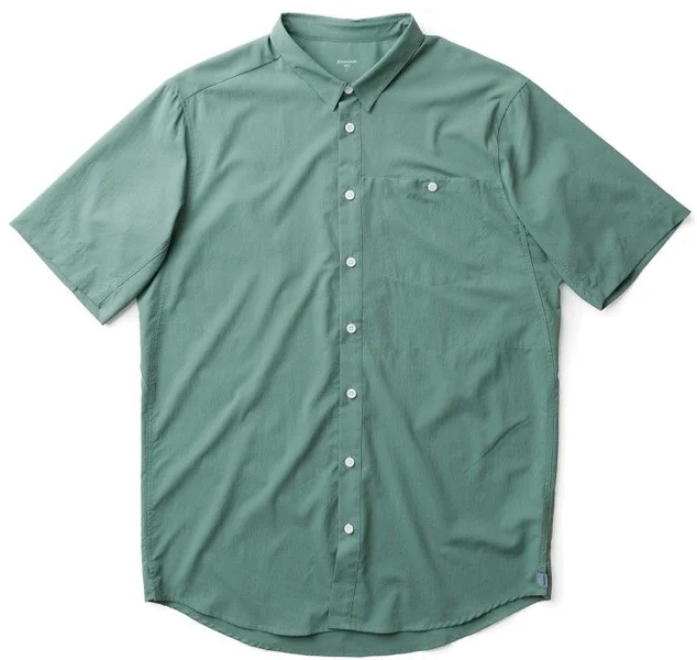 M's Shortsleeve Shirt Storm Green Beställ idag
