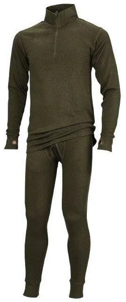 Köp online Terry Wool M Base Layer Set Hunting Green