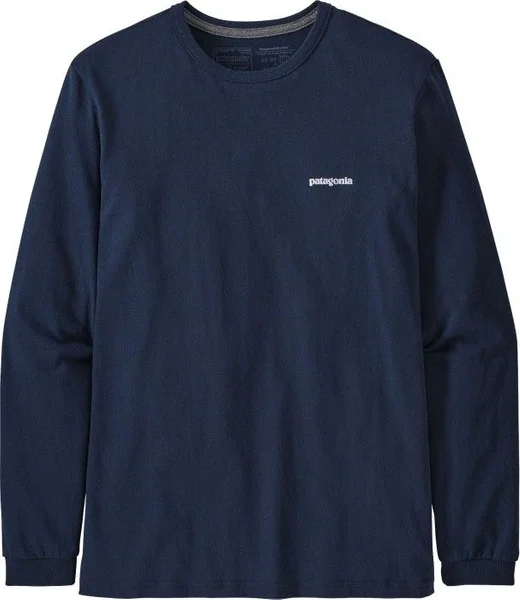 Beställ nu W's L/S P-6 Logo Responsibili-Tee New Navy