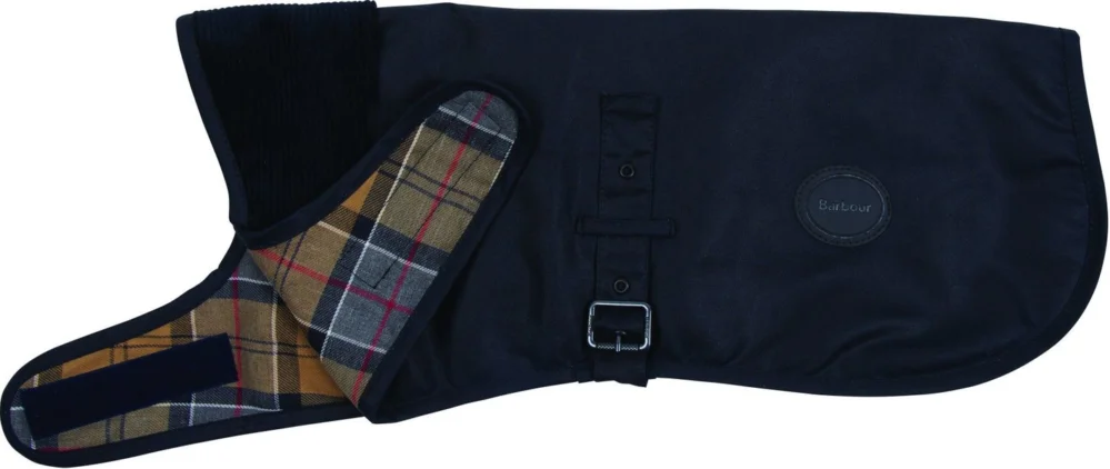Wax Dog Coat Navy Outlet