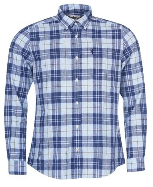 M's Linen Mix 6 Tailored Sky Blue Fynd