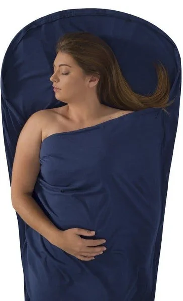Sleepliner Cotton Premium Mummy Navy Blue Billig