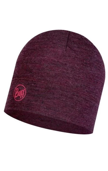 Midweight Merino Wool Hat Dahlia Melange I lager