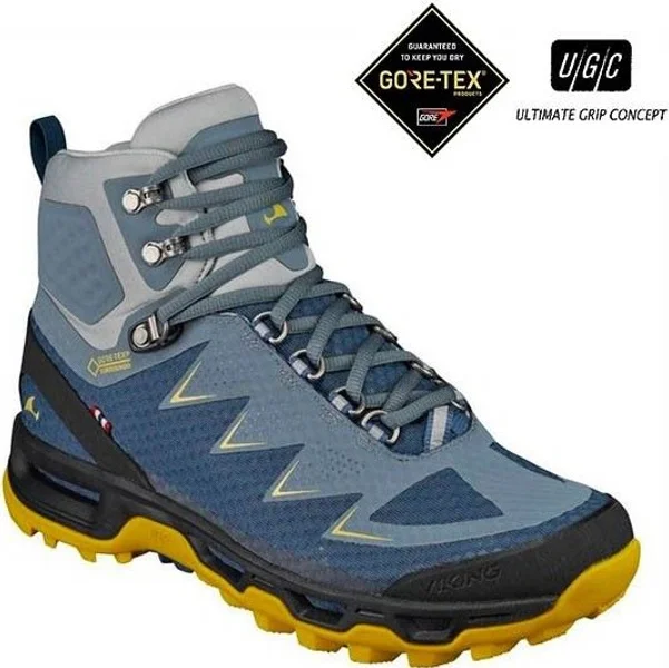 Fri frakt Kuling II Mid GTX Men's Hiking Boots / Yellow Blue