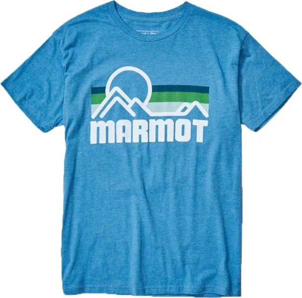 M's Coastal Tee SS True Royal Heather Extra rabatt