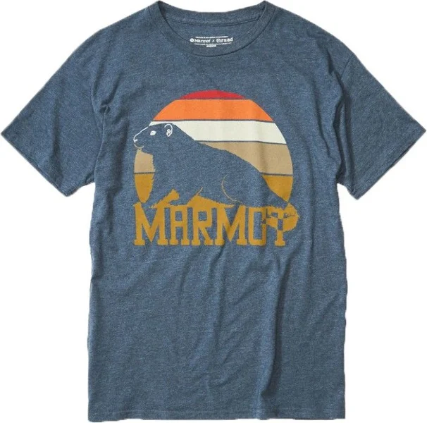 M's Dawning Tee SS Navy Heather Utförsäljning
