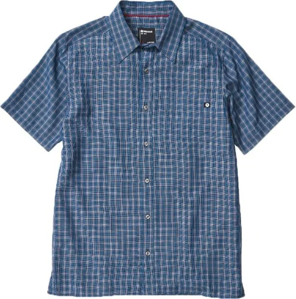 M's Eldridge SS Shirt Arctic Navy Kampanjpris