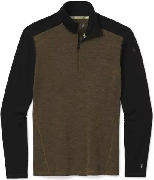 Nyhet M's Mid 250 1/4 Zip Military Olive Heather/Black