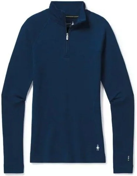 W's Mid 250 Baselayer 1/4 Zip Alpine Blue Heather Begränsat erbjudande