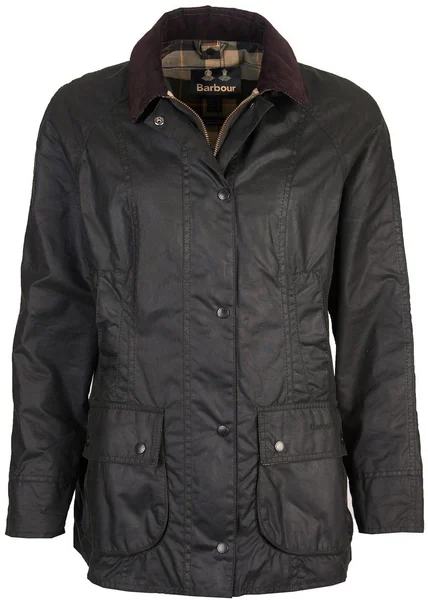 W's Beadnell Wax Jacket Sage Premium