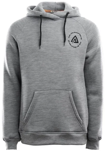 I lager Aclima FleeceWool Hoodie Man Grey Melange