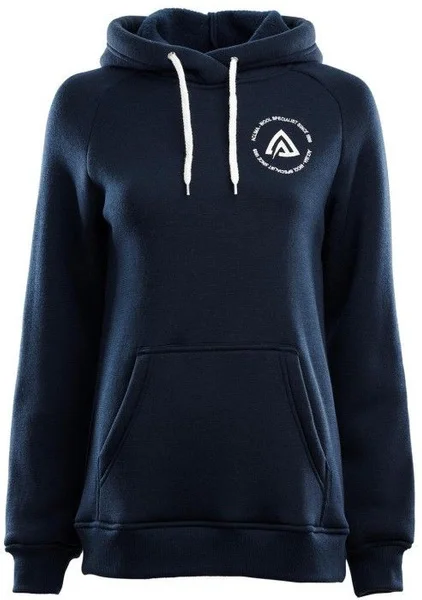 Snabb leverans Aclima FleeceWool Hoodie Woman Navy Blazer