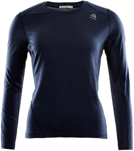 Aclima LightWool Sports Shirt Woman Navy Blazer Extra rabatt