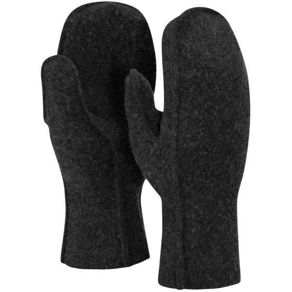 Reborn Felted Mittens Dark Grey Melange Sista chansen