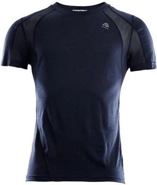 Aclima LightWool Sports T-Shirt Man Navy Blazer Extra rabatt