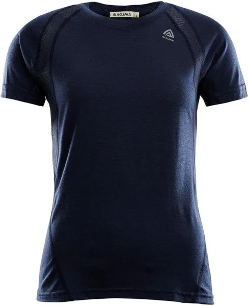 Nedsatt pris Aclima LightWool Sports T-shirt Woman Navy Blazer