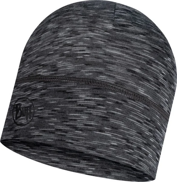 Premium Lightweight Merino Wool Hat Graphite Multi Stripes