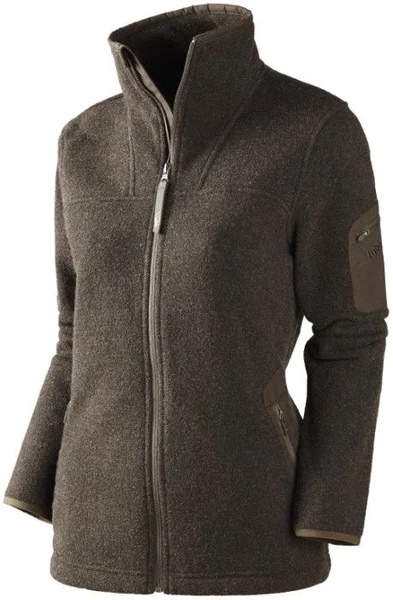 Lilja Lady Cardigan Brown Melange Nedsatt pris