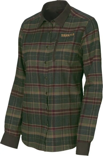 Trygg betalning Pajala Lady L/S Skjorta Rosin Green