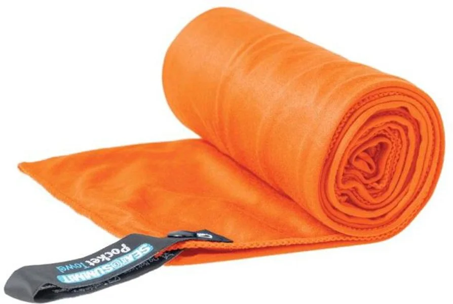 Pocket Towel Medium 50x100 cm Orange Snabb leverans