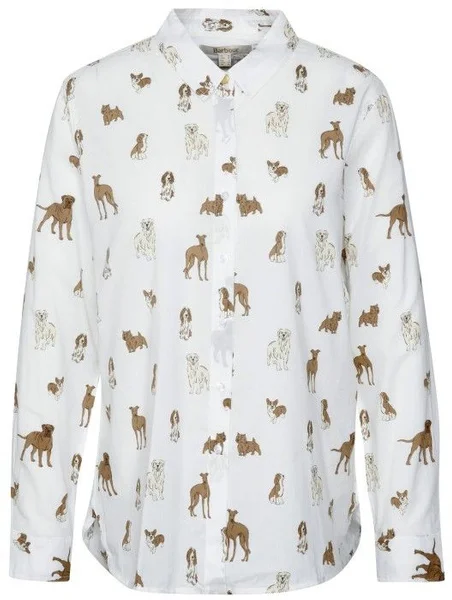 W's Safari Shirt Dog Print (2024) Sänkt pris
