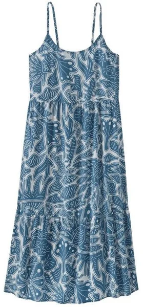 W's Tidal Threads Dress Bees and Flowers/Still Blue Köp online
