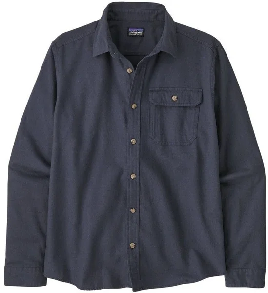M's L/S LW Fjord Flannel Shirt Smolder Blue Billig