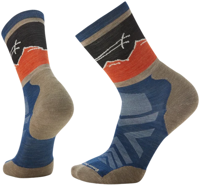M's Athlete Edition Approach Crew Alpine Blue strl L (42-45) Nedsatt pris