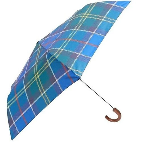 Tartan Mini Umbrella Blue Tartan Begränsat antal