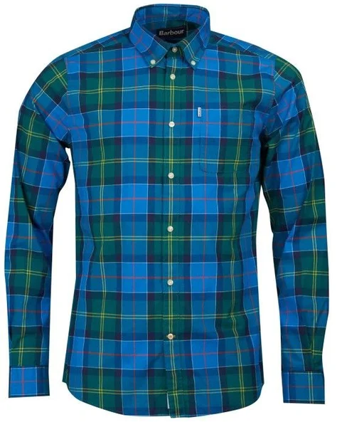 Begränsat antal M's Toward L/S Shirt Tailored Fit Blue