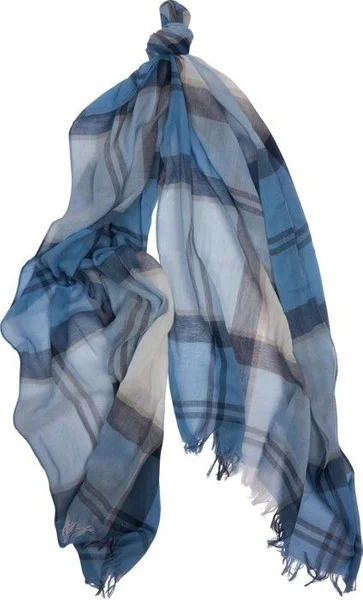 Säker betalning Summer Tartan Wrap, Fade Blue Tartan