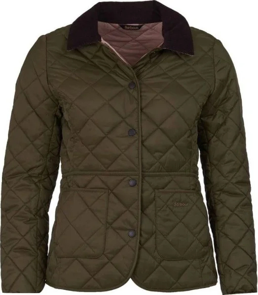 W's Deveron Quilt Olive/Pale Pink Köp online