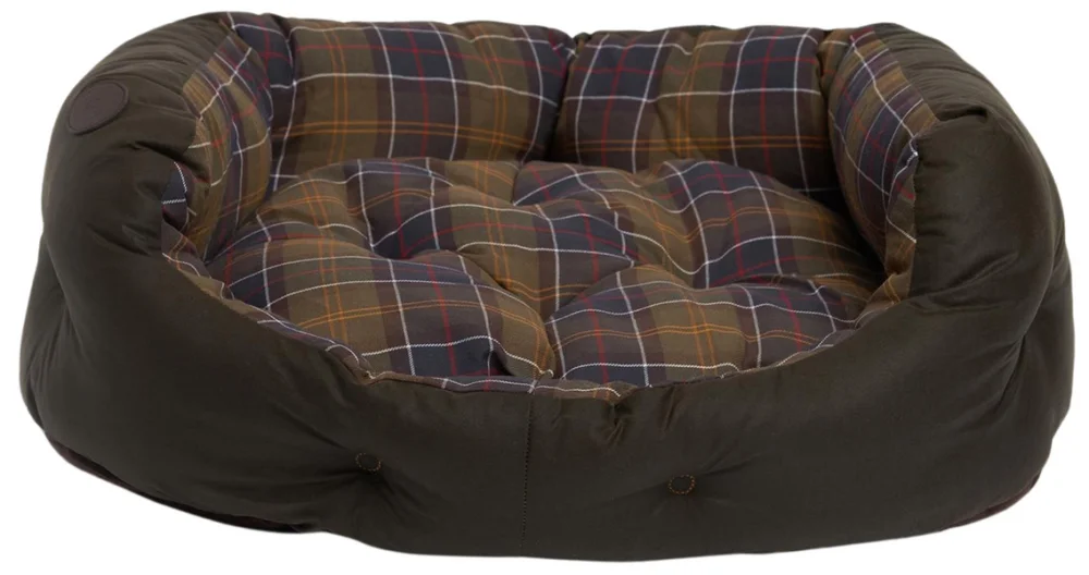 Wax/Cotton Dog Bed 30'' Classic/Olive Nedsatt pris